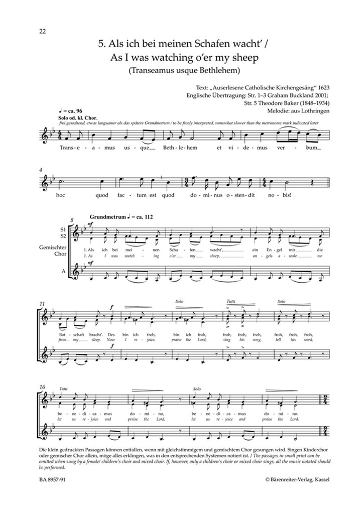 Six Motets for Christmas